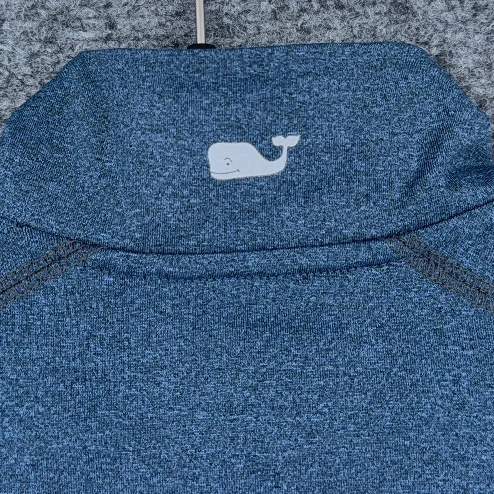 Vineyard Vines Performance Pullover Mens L Polyester Spandex Blue